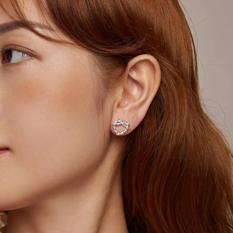 (kép) PANDORA Style Heart csavaros fülbevaló - SCE1776 - Megtekintés 9