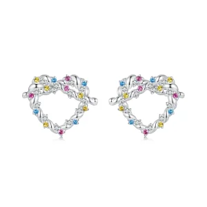 PANDORA Style Heart csavaros fülbevaló - SCE1776 (kép) PANDORA Style Heart csavaros fülbevaló - SCE1776