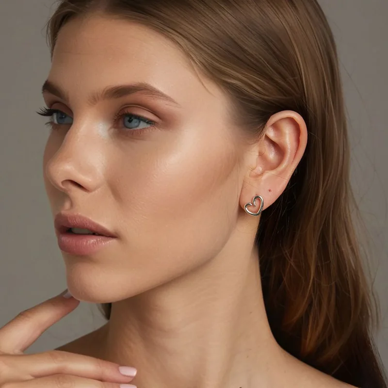 (kép) PANDORA Style Heart fülbevaló - SCE1769 - Megtekintés 7