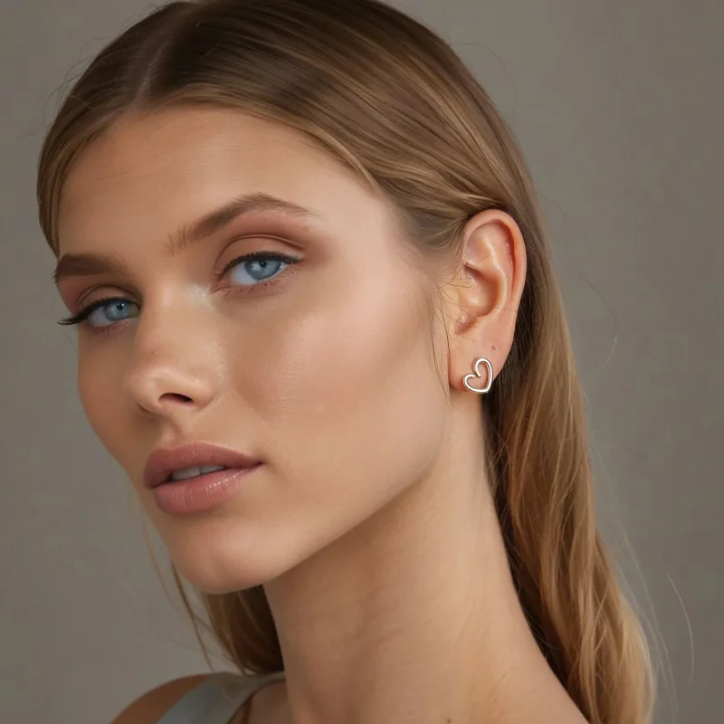 (kép) PANDORA Style Heart fülbevaló - SCE1769 - Megtekintés 8