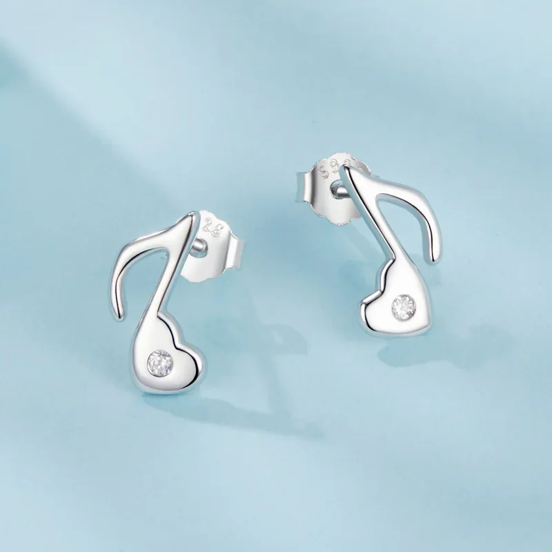 (kép) PANDORA Style Heart kottafülbevaló - SCE1805 - Megtekintés 3