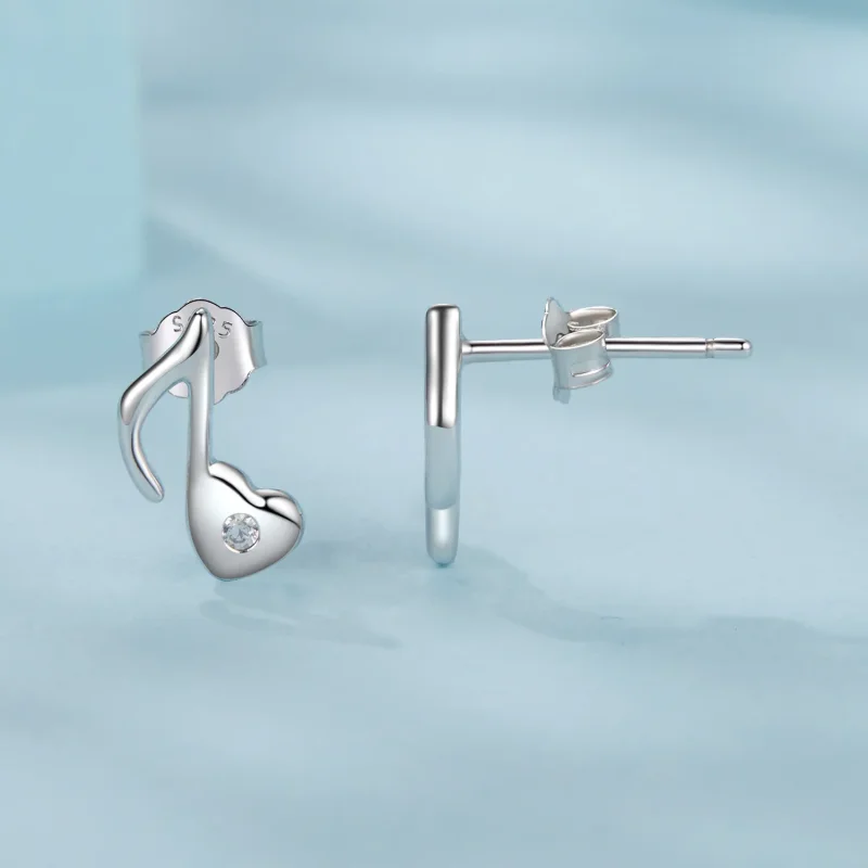 (kép) PANDORA Style Heart kottafülbevaló - SCE1805 - Megtekintés 4