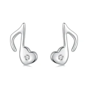 PANDORA Style Heart kottafülbevaló - SCE1805 (kép) PANDORA Style Heart kottafülbevaló - SCE1805