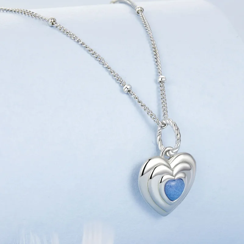 (kép) PANDORA Style Heart nyaklánc - BSN375 - Megtekintés 2