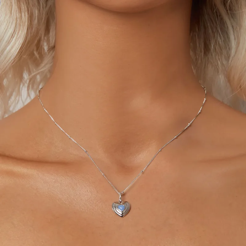 (kép) PANDORA Style Heart nyaklánc - BSN375 - Megtekintés 5