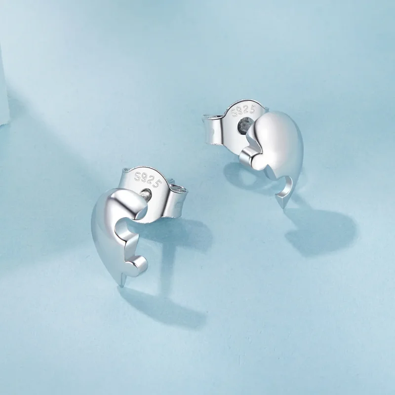 (kép) PANDORA Style Heart puzzle fülbevaló - SCE1770 - Megtekintés 3