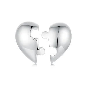 PANDORA Style Heart puzzle fülbevaló - SCE1770 (kép) PANDORA Style Heart puzzle fülbevaló - SCE1770