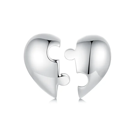 (kép) PANDORA Style Heart puzzle fülbevaló - SCE1770