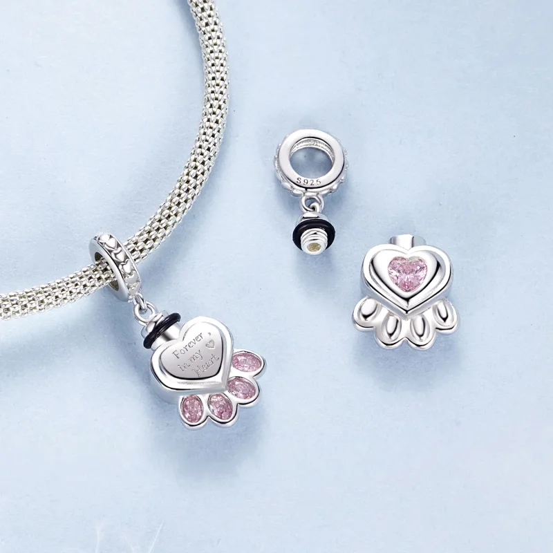 (kép) PANDORA Style Kisállat urna emlékdoboz medál - BSC1037 - Megtekintés 4