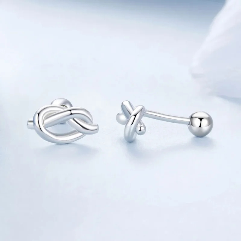 (kép) PANDORA Style Knot fülbevaló - BSE1051 - Megtekintés 4