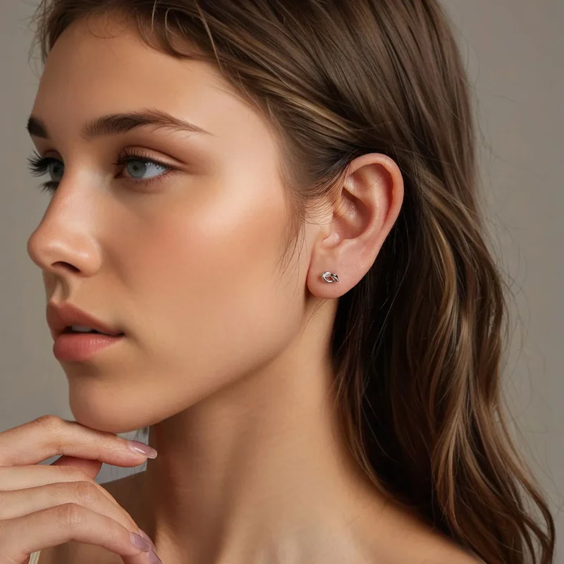 (kép) PANDORA Style Knot fülbevaló - BSE1051 - Megtekintés 8