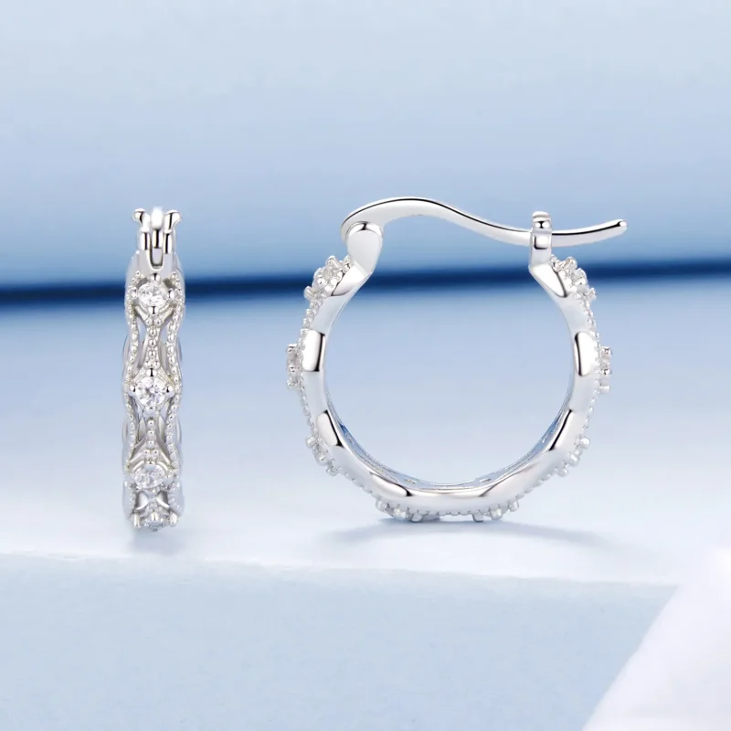 (kép) PANDORA Style Lace fülbevaló - BSE1101 - Megtekintés 2