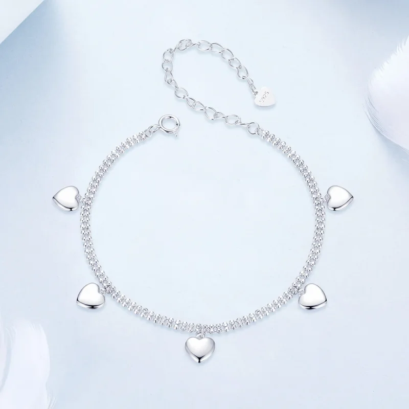(kép) PANDORA Style Love kétrétegű gyöngyös karkötő - BSB190 - Megtekintés 4