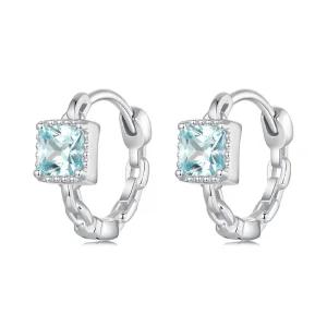PANDORA Style Navy Princess Square fülbevaló - BSE1100 (kép) PANDORA Style Navy Princess Square fülbevaló - BSE1100