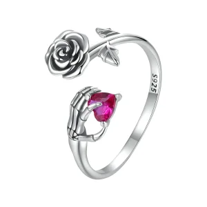 (kép) PANDORA Style Rose Skeleton Hand - BSR606-E