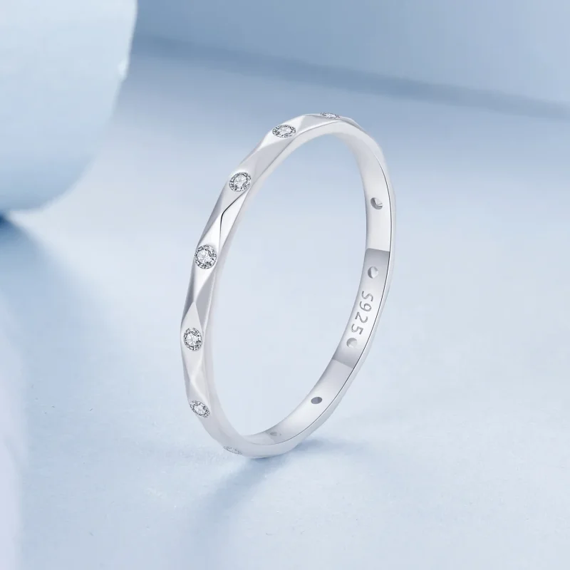 (kép) PANDORA Style Shining gyémánt kis szimpla gyűrű - BSR578 - Megtekintés 2