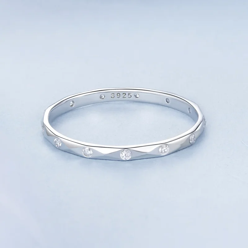 (kép) PANDORA Style Shining gyémánt kis szimpla gyűrű - BSR578 - Megtekintés 3