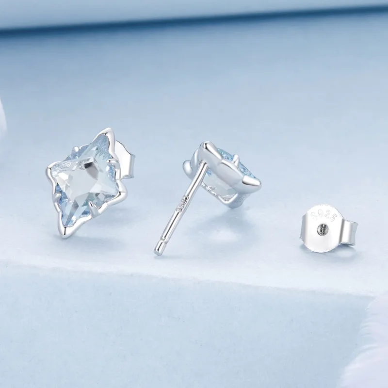 (kép) PANDORA Style Star fülbevaló - BSE1050 - Megtekintés 2