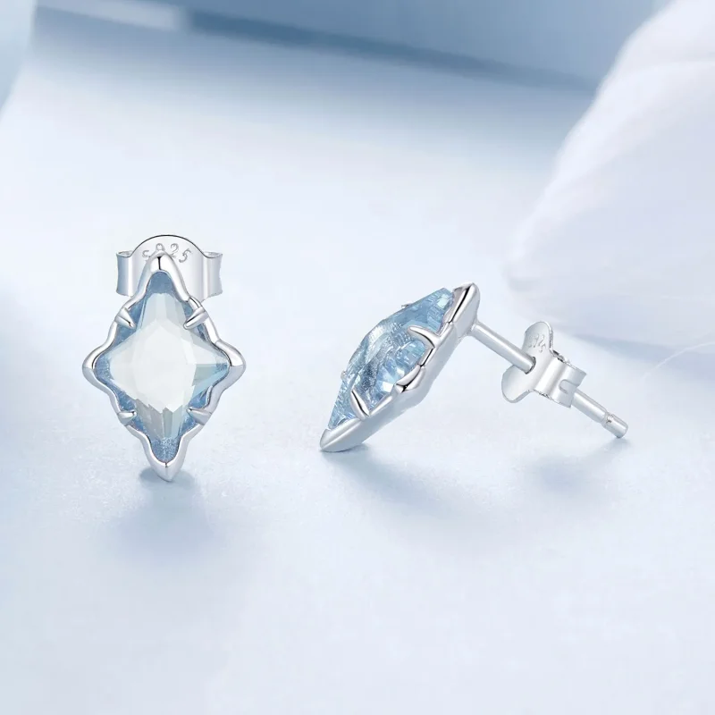 (kép) PANDORA Style Star fülbevaló - BSE1050 - Megtekintés 4