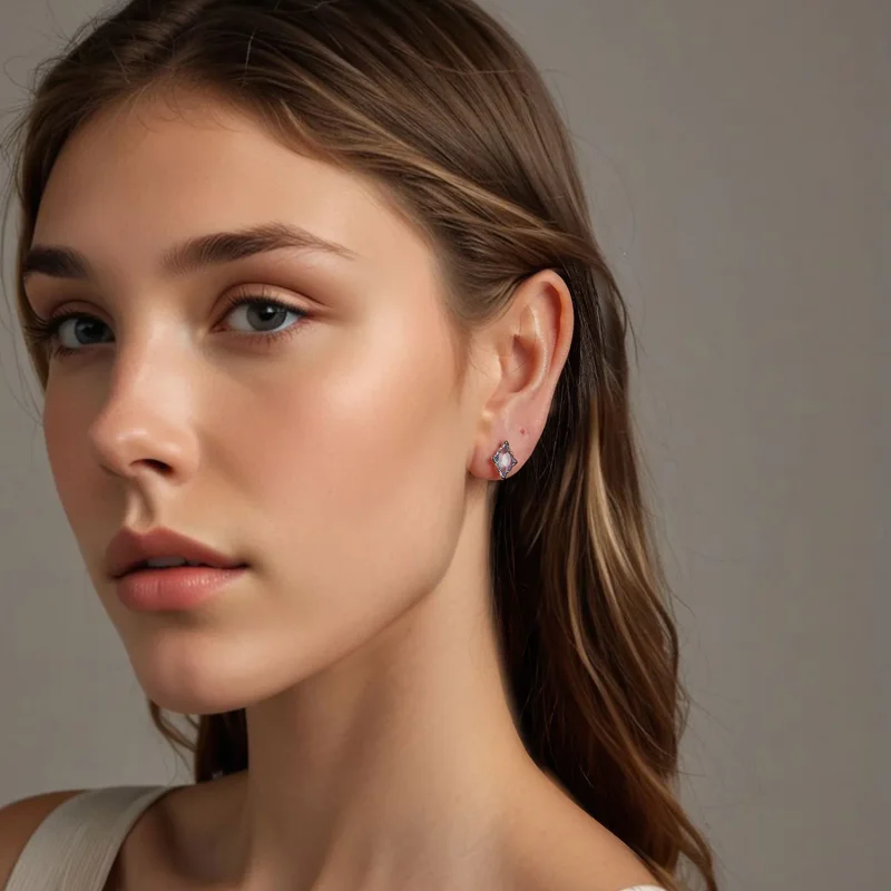 (kép) PANDORA Style Star fülbevaló - BSE1050 - Megtekintés 8