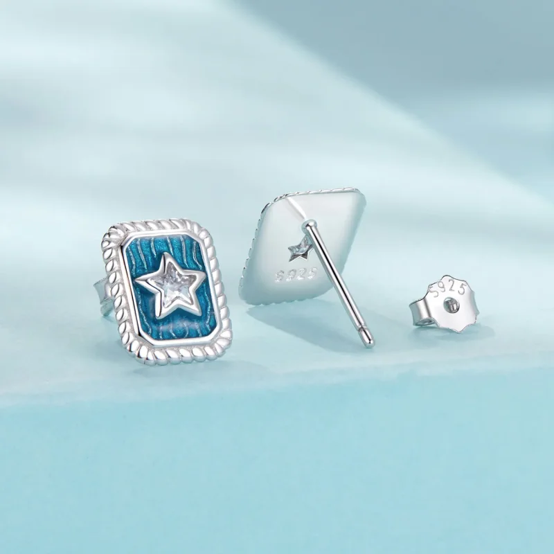 (kép) PANDORA Style Star Retro fülbevaló - SCE1796 - Megtekintés 2