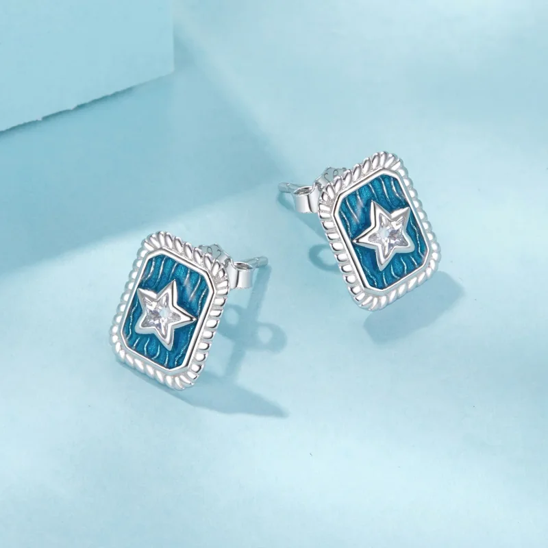 (kép) PANDORA Style Star Retro fülbevaló - SCE1796 - Megtekintés 3