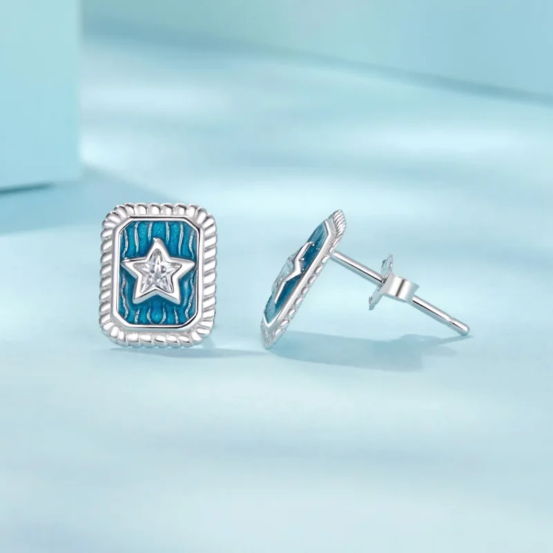(kép) PANDORA Style Star Retro fülbevaló - SCE1796 - Megtekintés 4