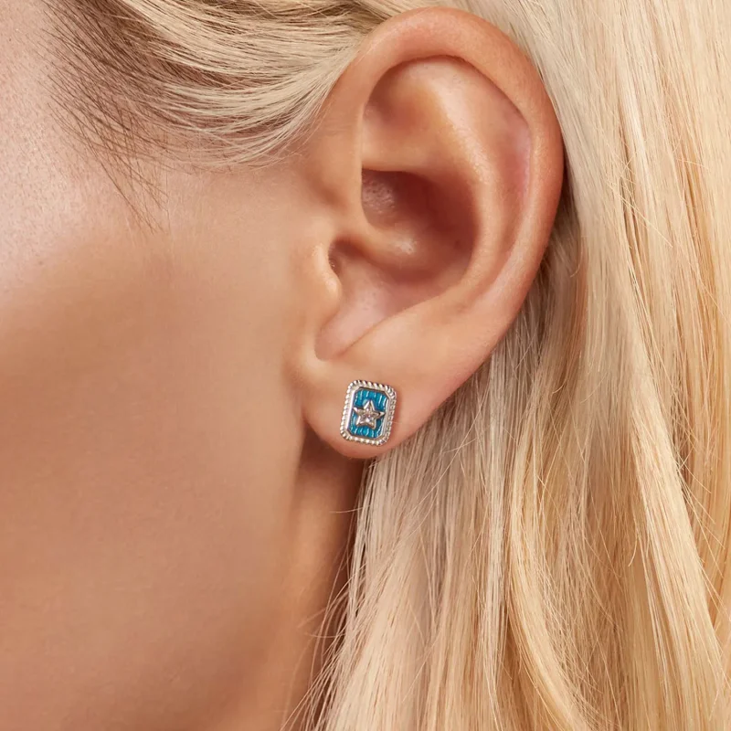 (kép) PANDORA Style Star Retro fülbevaló - SCE1796 - Megtekintés 5