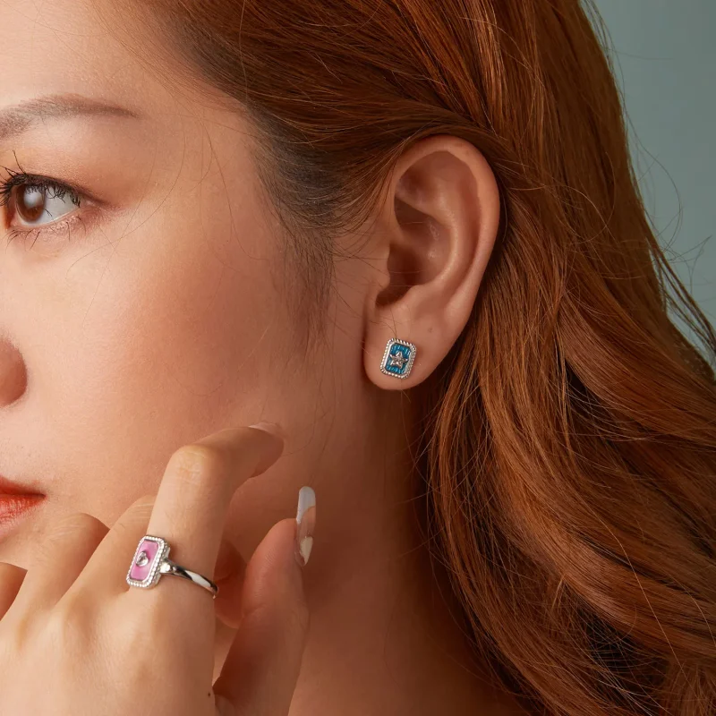 (kép) PANDORA Style Star Retro fülbevaló - SCE1796 - Megtekintés 10