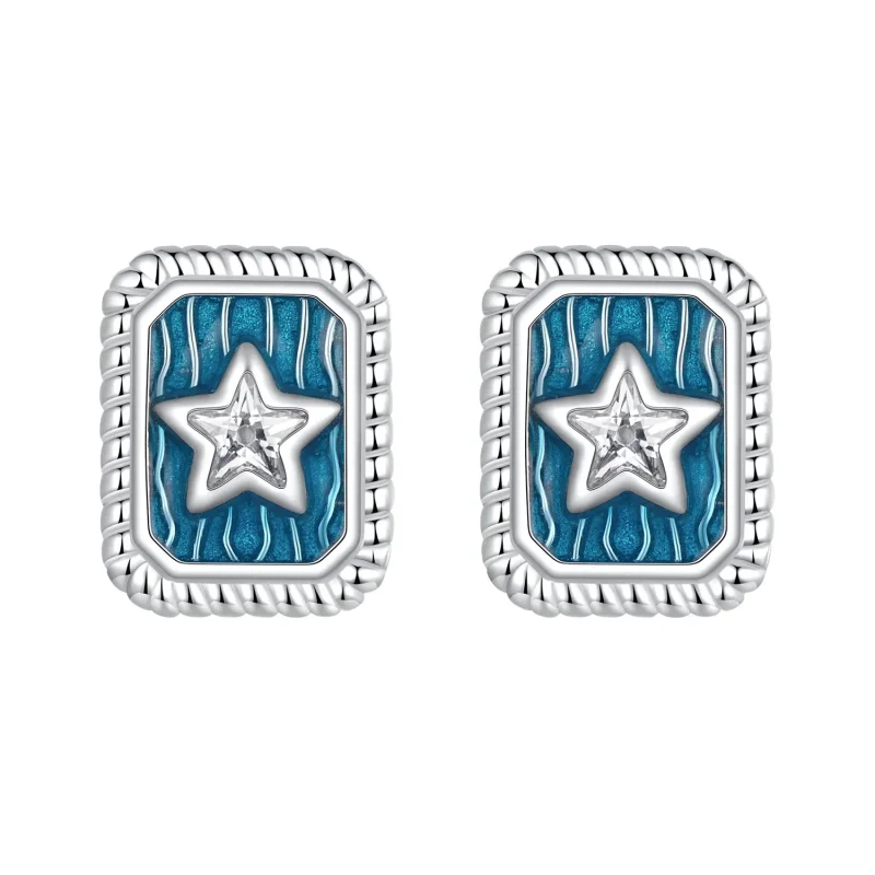 (kép) PANDORA Style Star Retro fülbevaló - SCE1796
