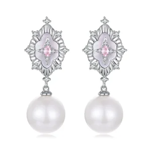 PANDORA Style Starlight rózsaszín fülbevaló - YIE246 (kép) PANDORA Style Starlight rózsaszín fülbevaló - YIE246