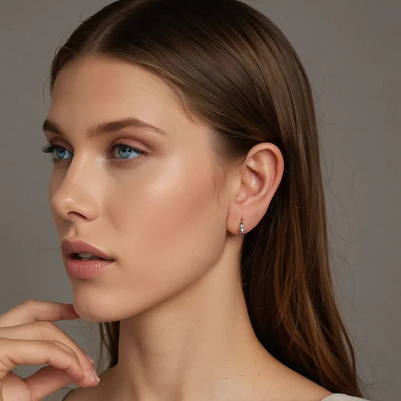 (kép) PANDORA Style Színes csillag fülbevaló - BSE1048 - Megtekintés 8