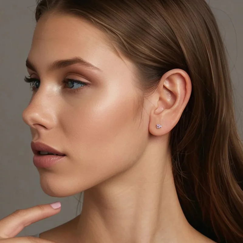 (kép) PANDORA Style Színes szív fülbevaló - BSE1044 - Megtekintés 8