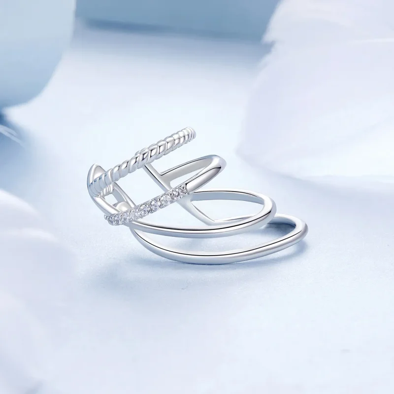 (kép) PANDORA Style Többrétegű fülmandzsetta - BSE1063 - Megtekintés 3
