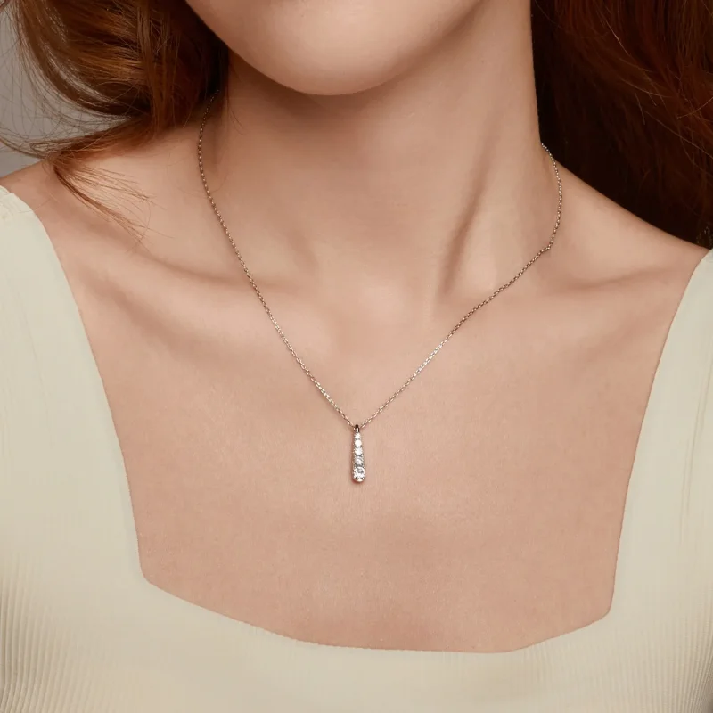 (kép) PANDORA Style Temperament vízcsepp nyaklánc - BSN399 - Megtekintés 7