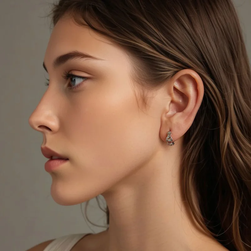 (kép) PANDORA Style Vintage palotamintás fülbevaló - BSE1055 - Megtekintés 8