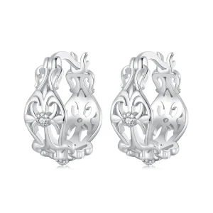 PANDORA Style Vintage palotamintás fülbevaló - BSE1055 (kép) PANDORA Style Vintage palotamintás fülbevaló - BSE1055