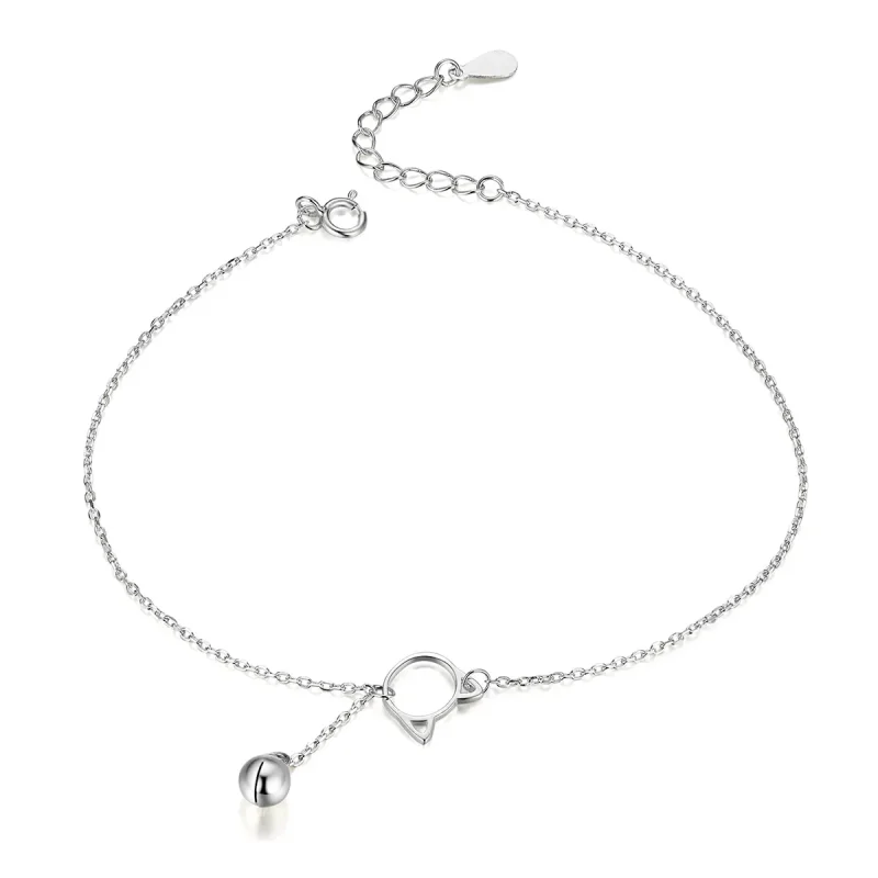 (kép) Bokalánc aranyos cica - bell - SCT003