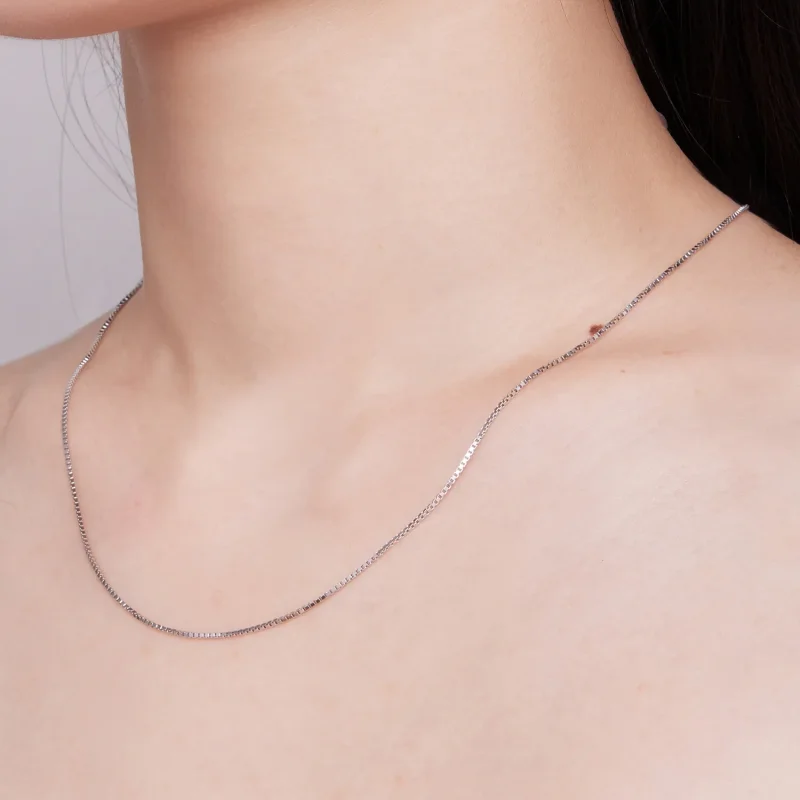 (kép) Pandora stílusú 0.8 Boxchain Alap Lánc Nyaklánc - SCA024 - Megtekintés 6