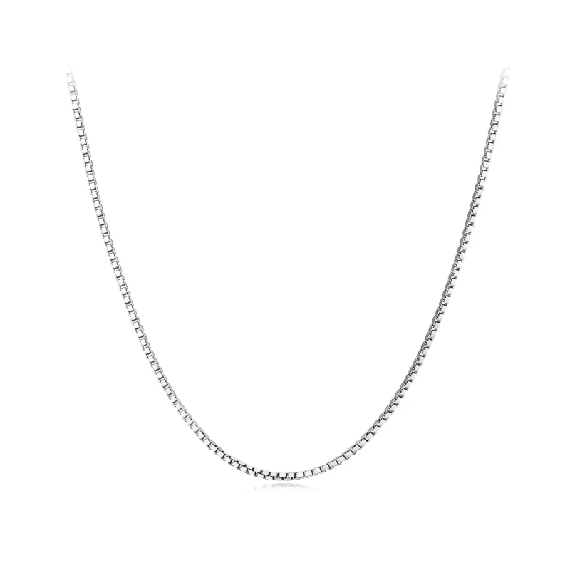 (kép) Pandora stílusú 0.8 Boxchain Alap Lánc Nyaklánc - SCA024