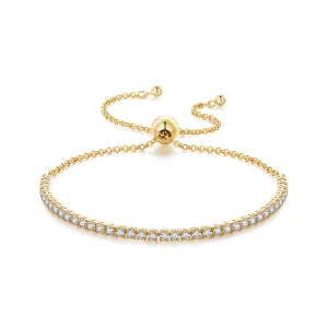 Pandora stílusú Aranyozott Szeretetreméltó Karkötő - SCB029-B (kép) Pandora stílusú Aranyozott Szeretetreméltó Karkötő - SCB029-B