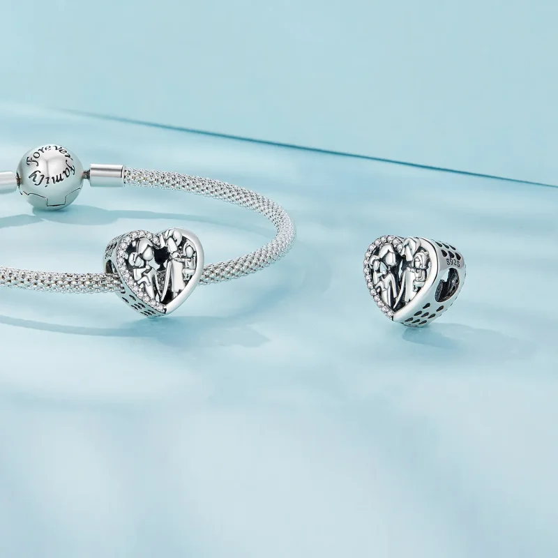 (kép) Pandora stílusú Családi Charm - SCC2514 - Megtekintés 4