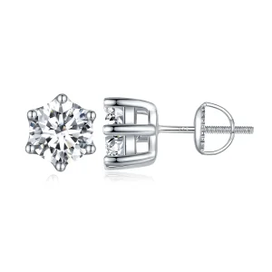 Pandora stílusú csillogó cirkónia fülbevaló - BSE615-7L (kép) Pandora stílusú csillogó cirkónia fülbevaló - BSE615-7L