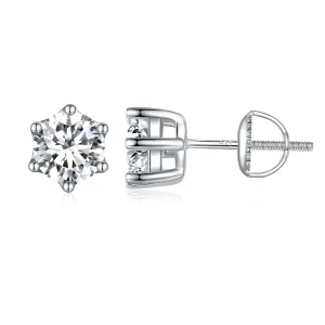 Pandora stílusú csillogó cirkónia fülbevalók - BSE615-6L (kép) Pandora stílusú csillogó cirkónia fülbevalók - BSE615-6L