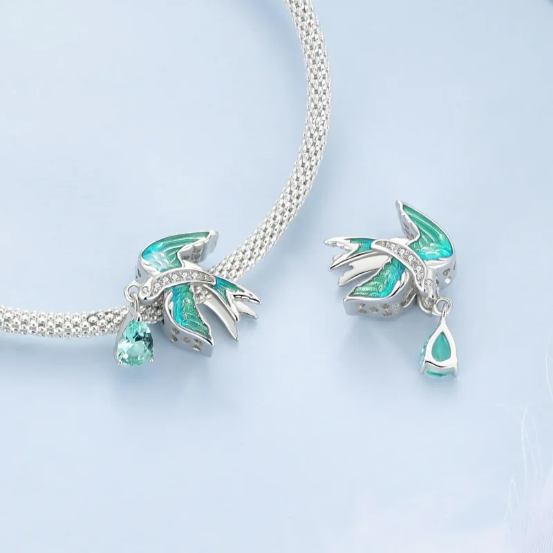 (kép) Pandora stílusú fecske charm - BSC865 - Megtekintés 4