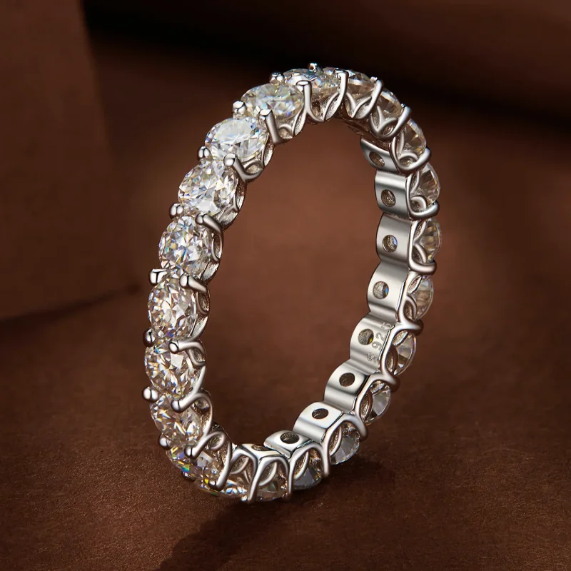 (kép) Pandora stílusú Finom Moissanite Gyűrű - MSR029 - Megtekintés 2