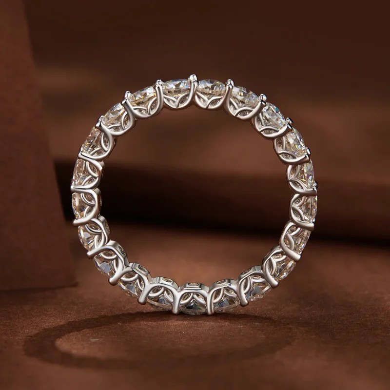 (kép) Pandora stílusú Finom Moissanite Gyűrű - MSR029 - Megtekintés 4