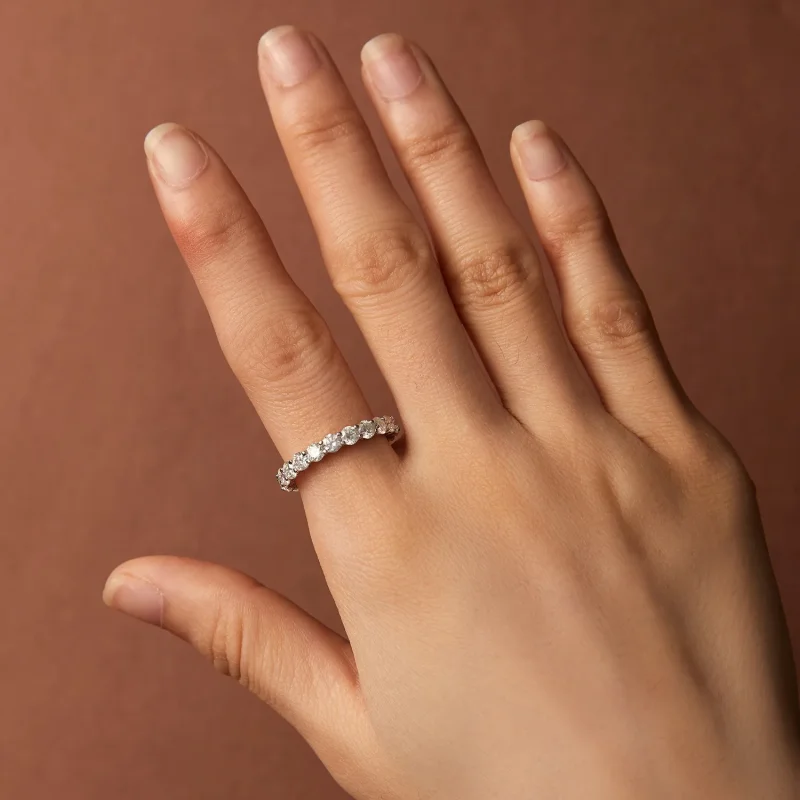 (kép) Pandora stílusú Finom Moissanite Gyűrű - MSR029 - Megtekintés 6