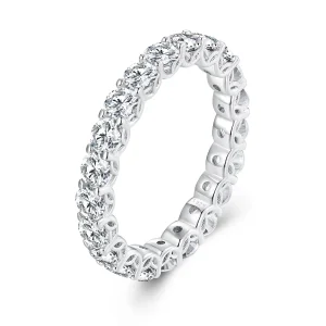 Pandora stílusú Finom Moissanite Gyűrű - MSR029 (kép) Pandora stílusú Finom Moissanite Gyűrű - MSR029