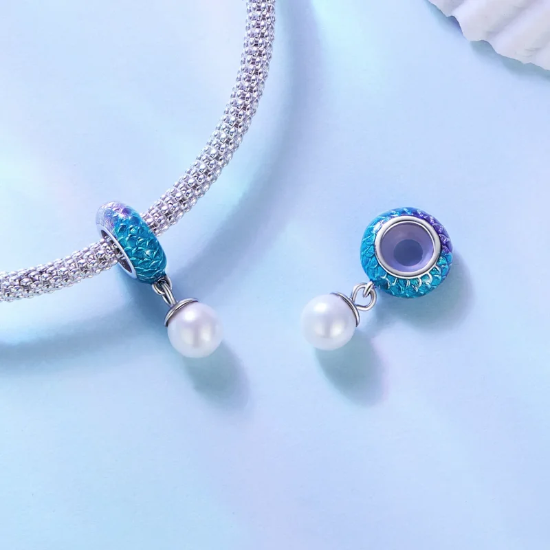 (kép) Pandora stílusú Halpikkely Spacer Charm - BSC875 - Megtekintés 4